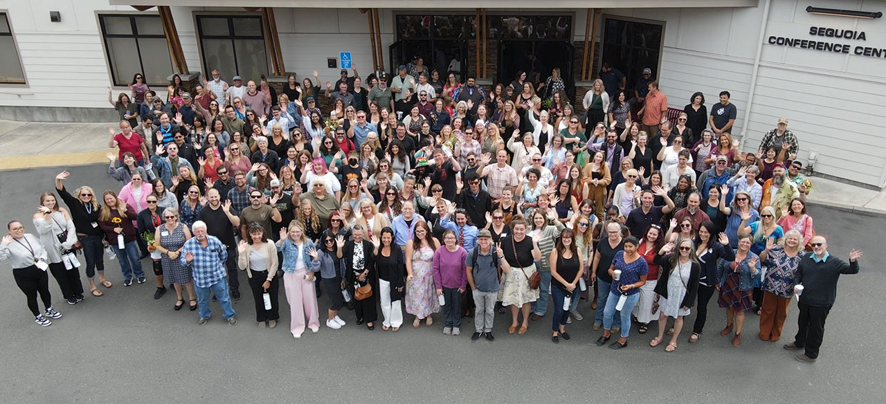Aerial photo of HCOE staff